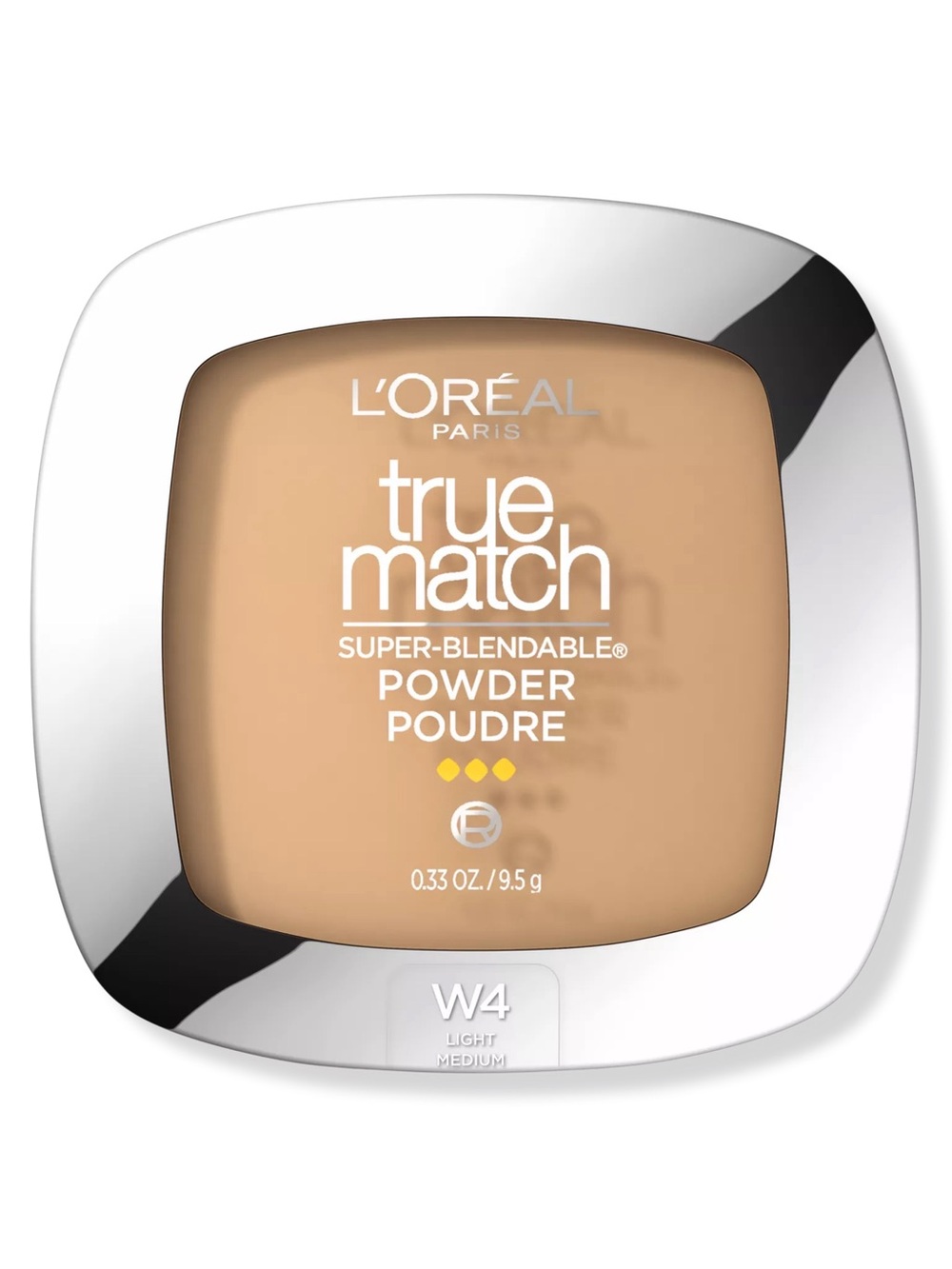 L'Oreal True Match Super-Blendable Pressed Powder - W4 Light Medium, NEW